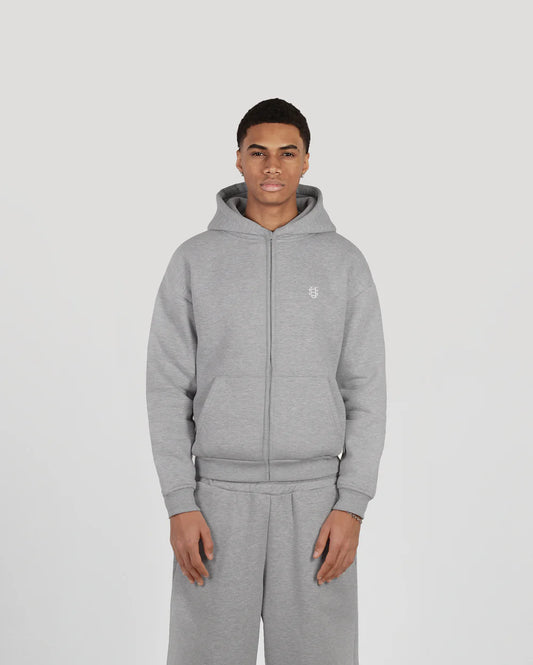 HZ CLOTHING - grey zipper