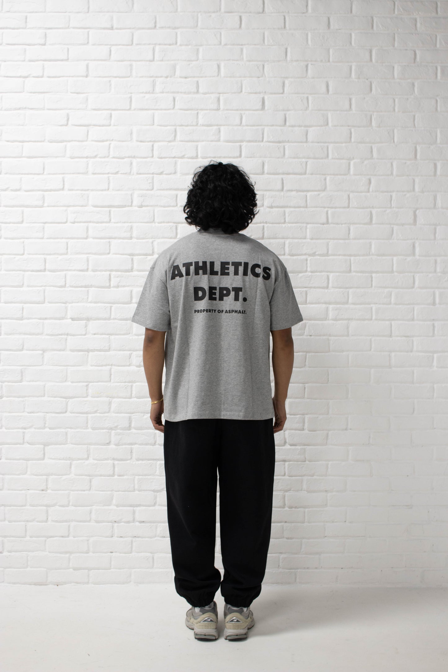 ATHLETICS DEPT. T-shirt - Grey Marle