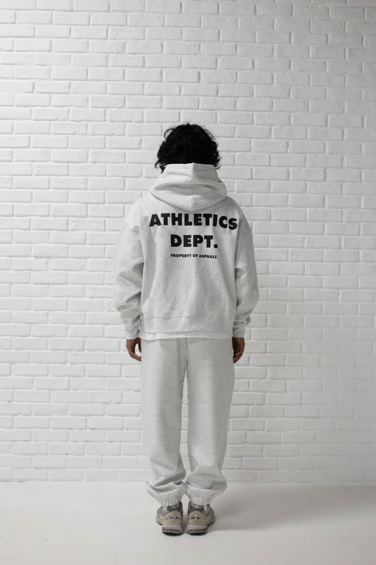 ATHLETIC DEPT. Zip Hoodie - Frost Marle