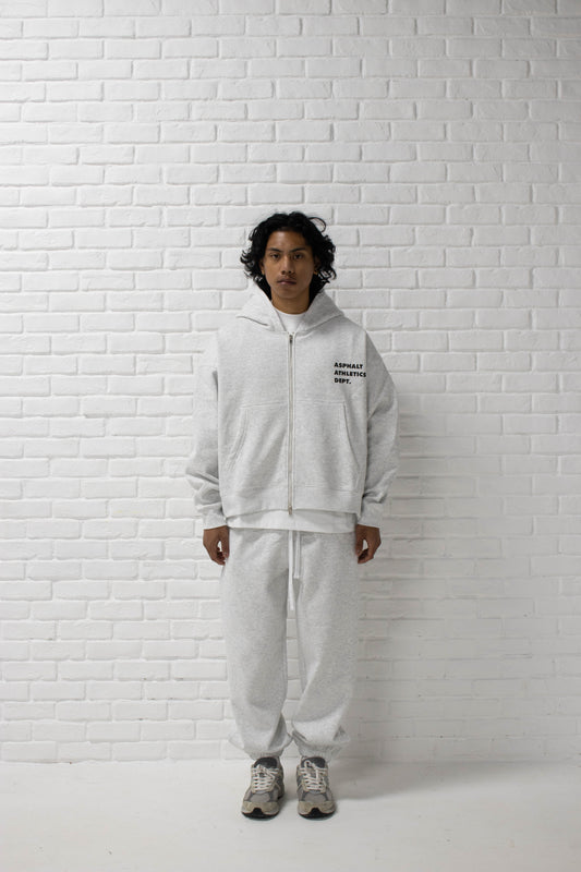 ATHLETIC DEPT. Zip Hoodie - Frost Marle